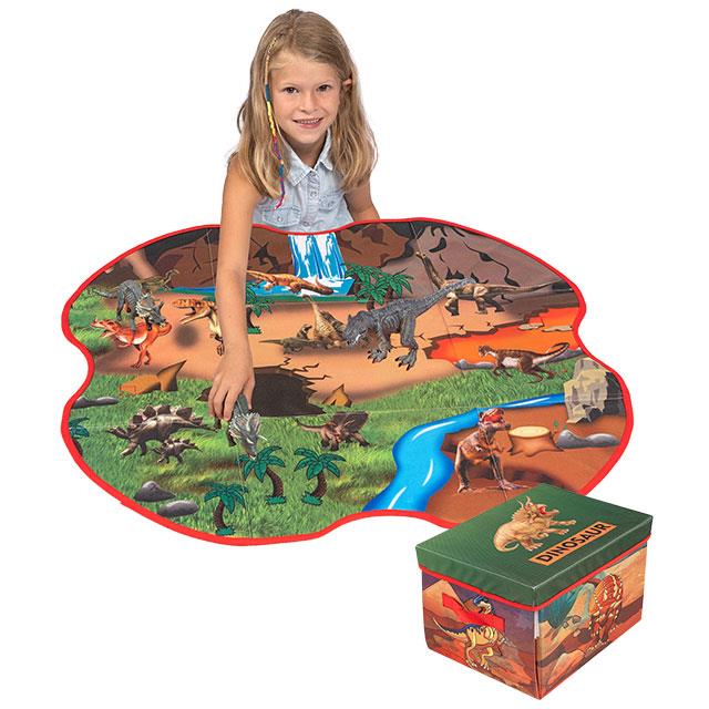 Spielzeugbox/Spielmatte 2in1 Dino Park