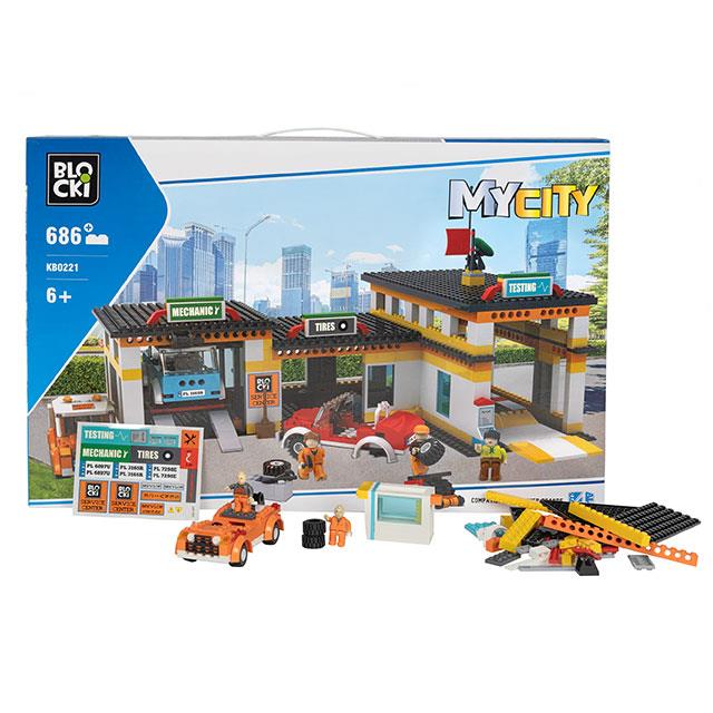 Blocs de construction Blocki Garage, 686 pces