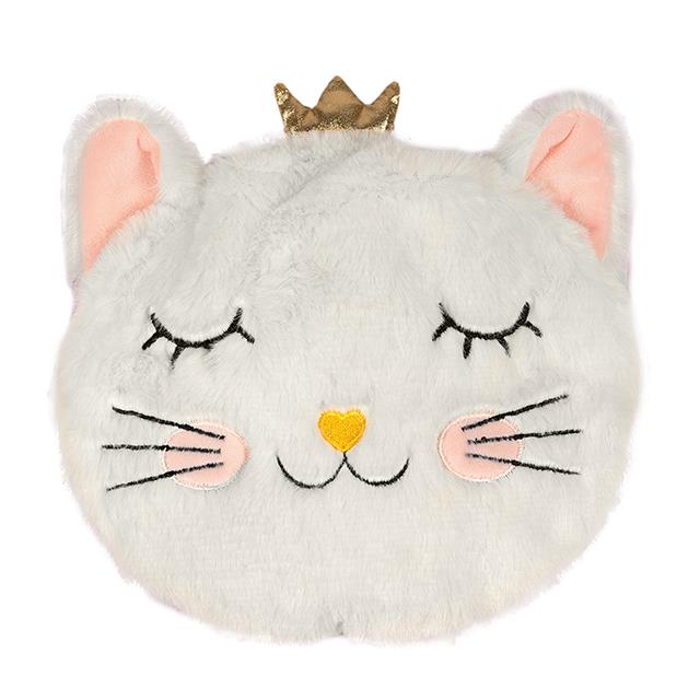 Coussin noyaux de cerises chaton