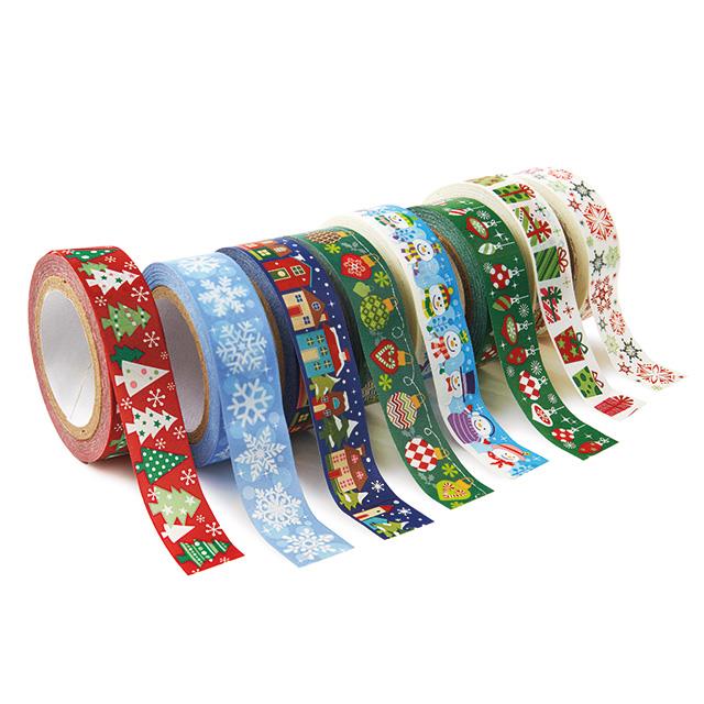 Washi Tapes Weihnachtsdesign 8 Stk.