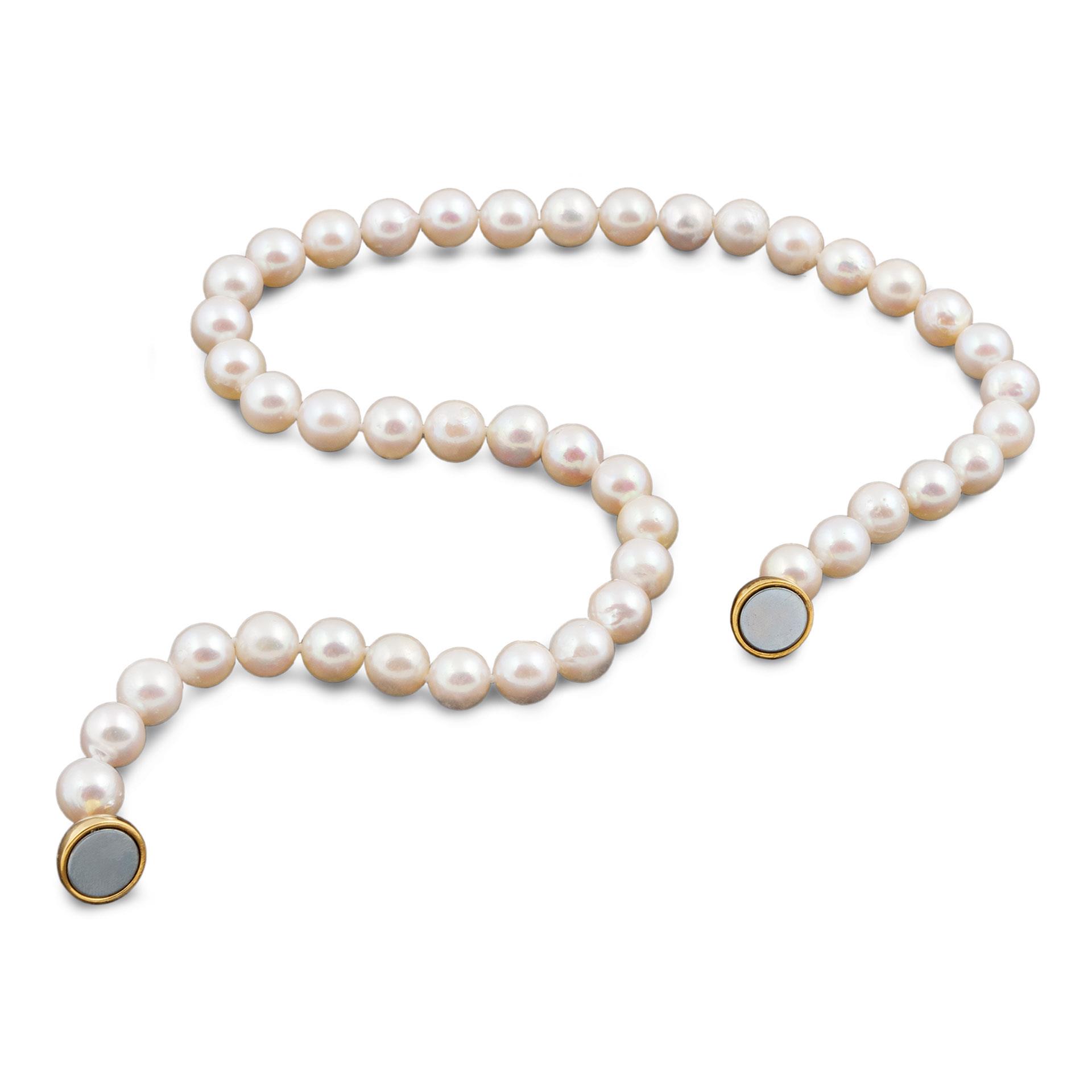 Collana di perle Akoya, Rosa Round Star Afrodite