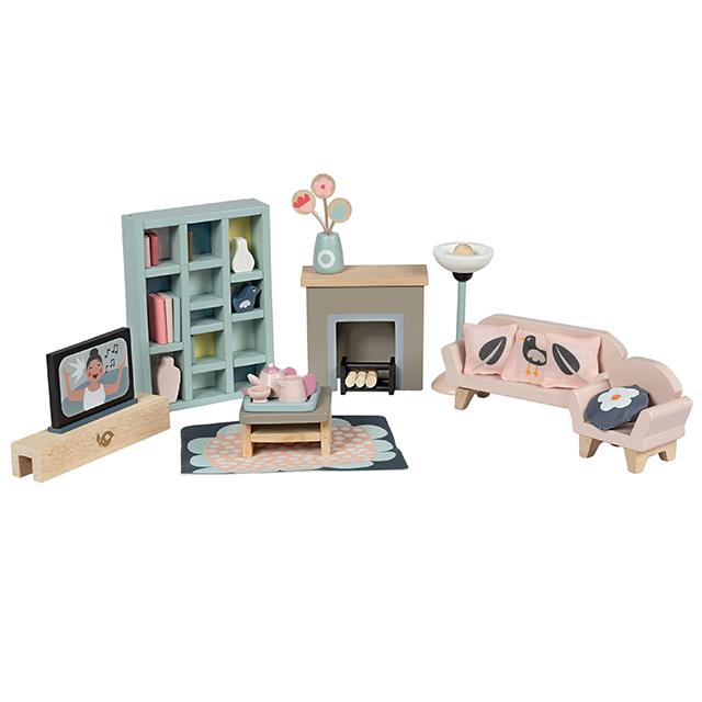 Puppenhaus Wohnzimmer Set Tender Leaf Toys