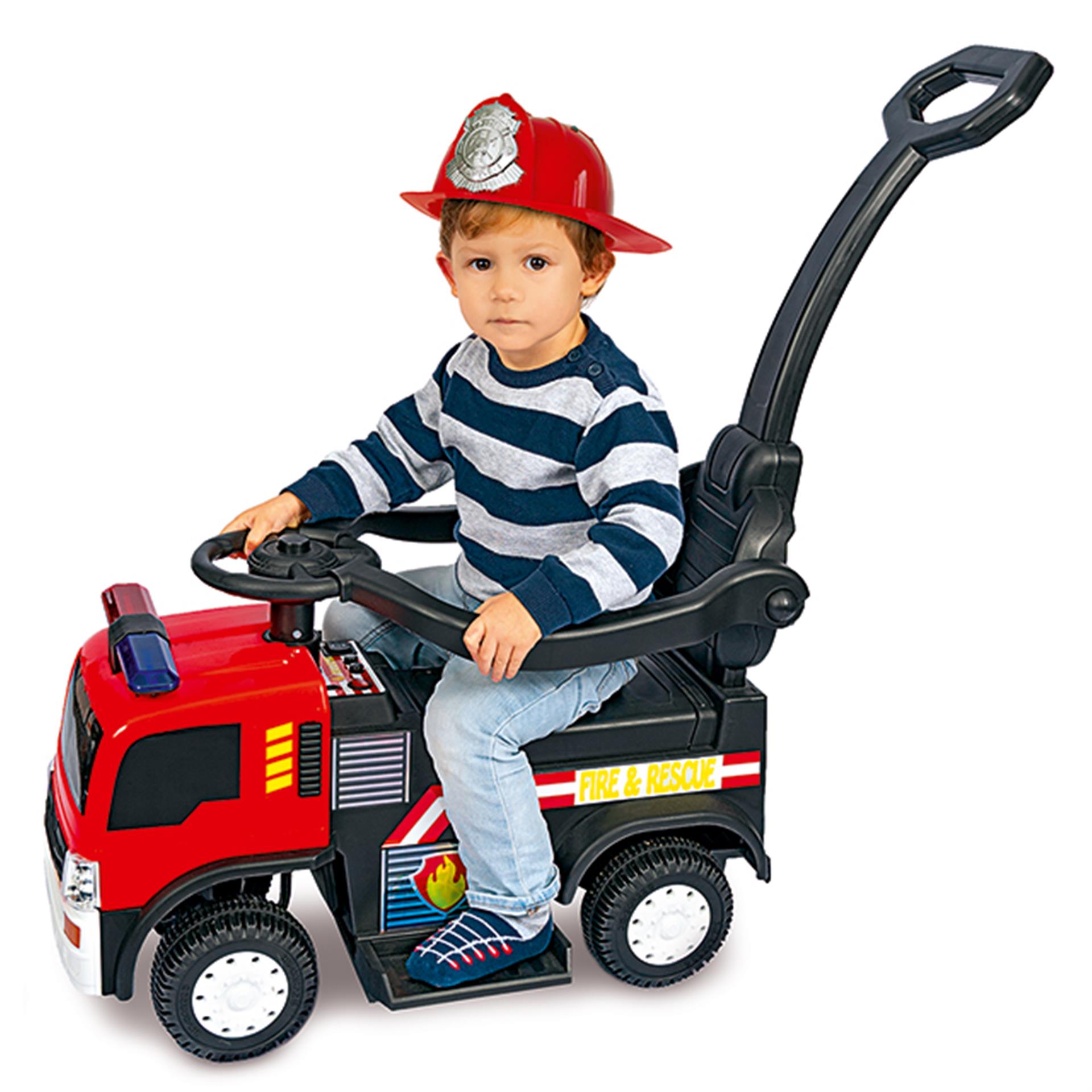 L'auto elettrica del piccolo pompiere