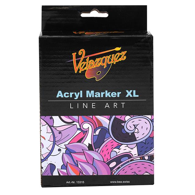 Acrylic Marker XL, 18 pezzi