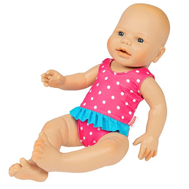 Maillot de bain pour poupée petits pois