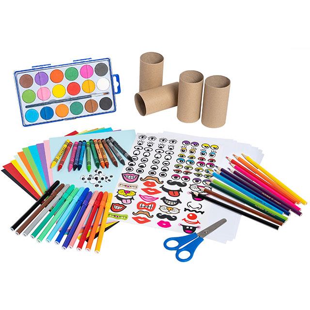 Kit per bricolage, disegno e pittura, 180 pezzi