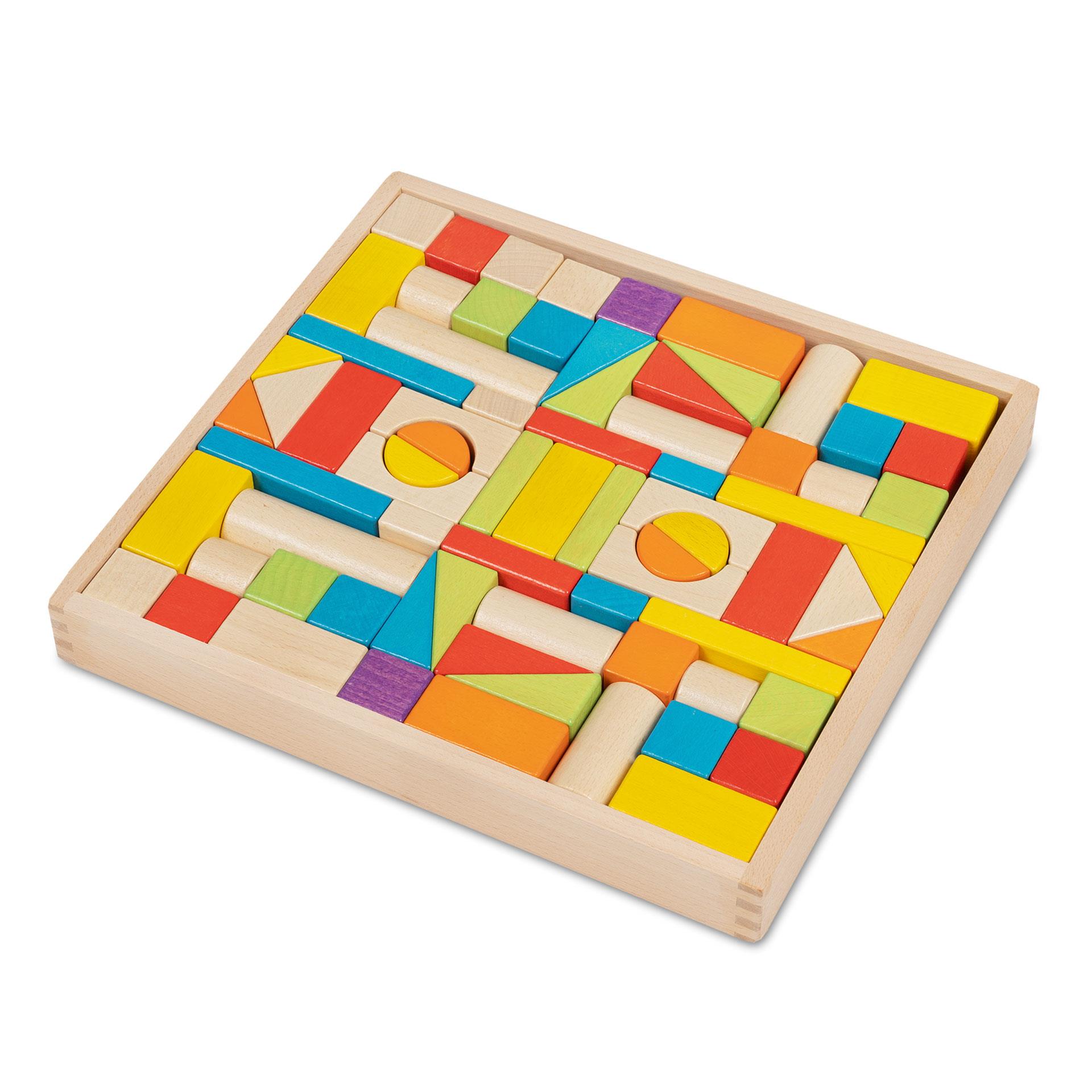 Cubetti a colori da impilare, 74 pezzi