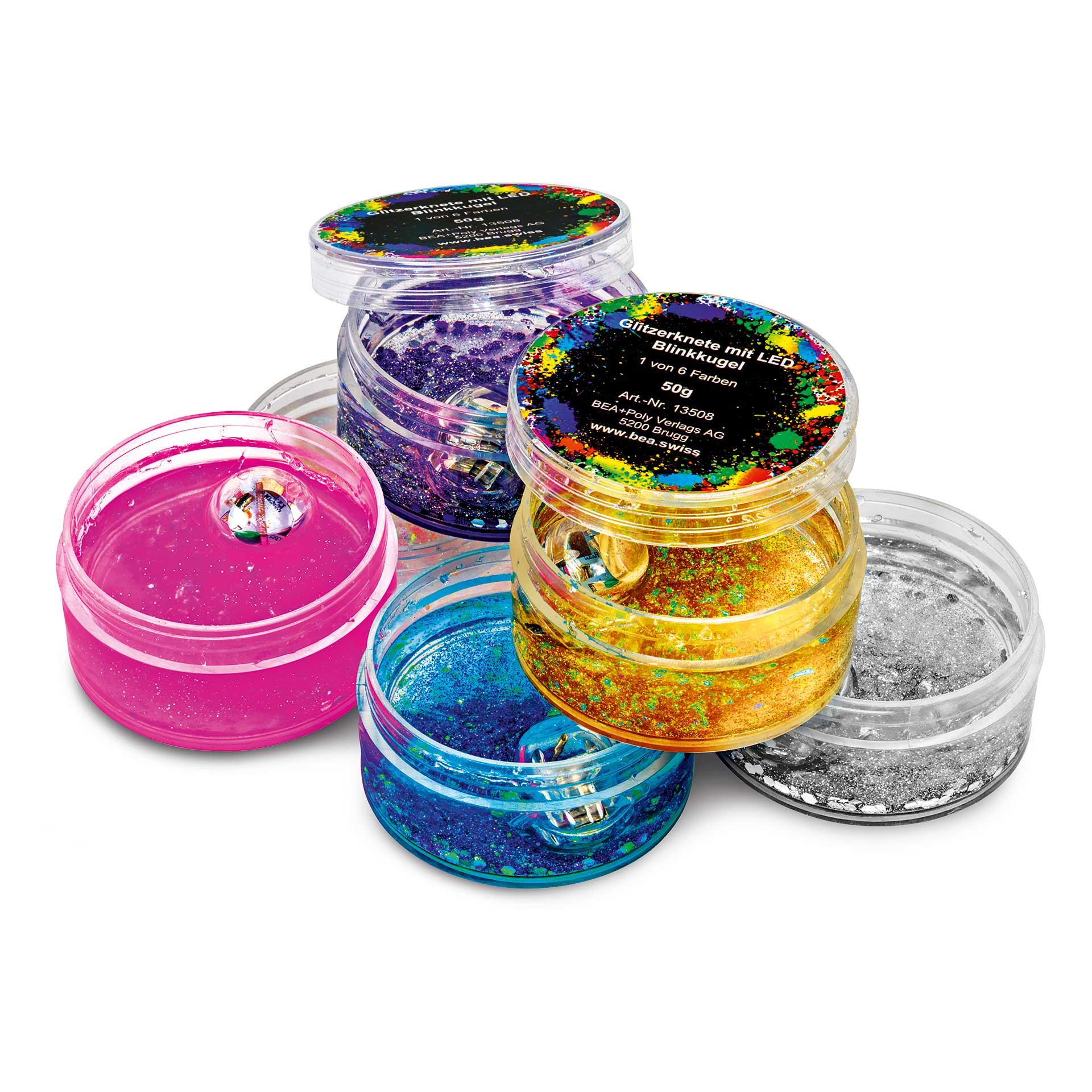 Pasta magica luccicante con LED, 300 g