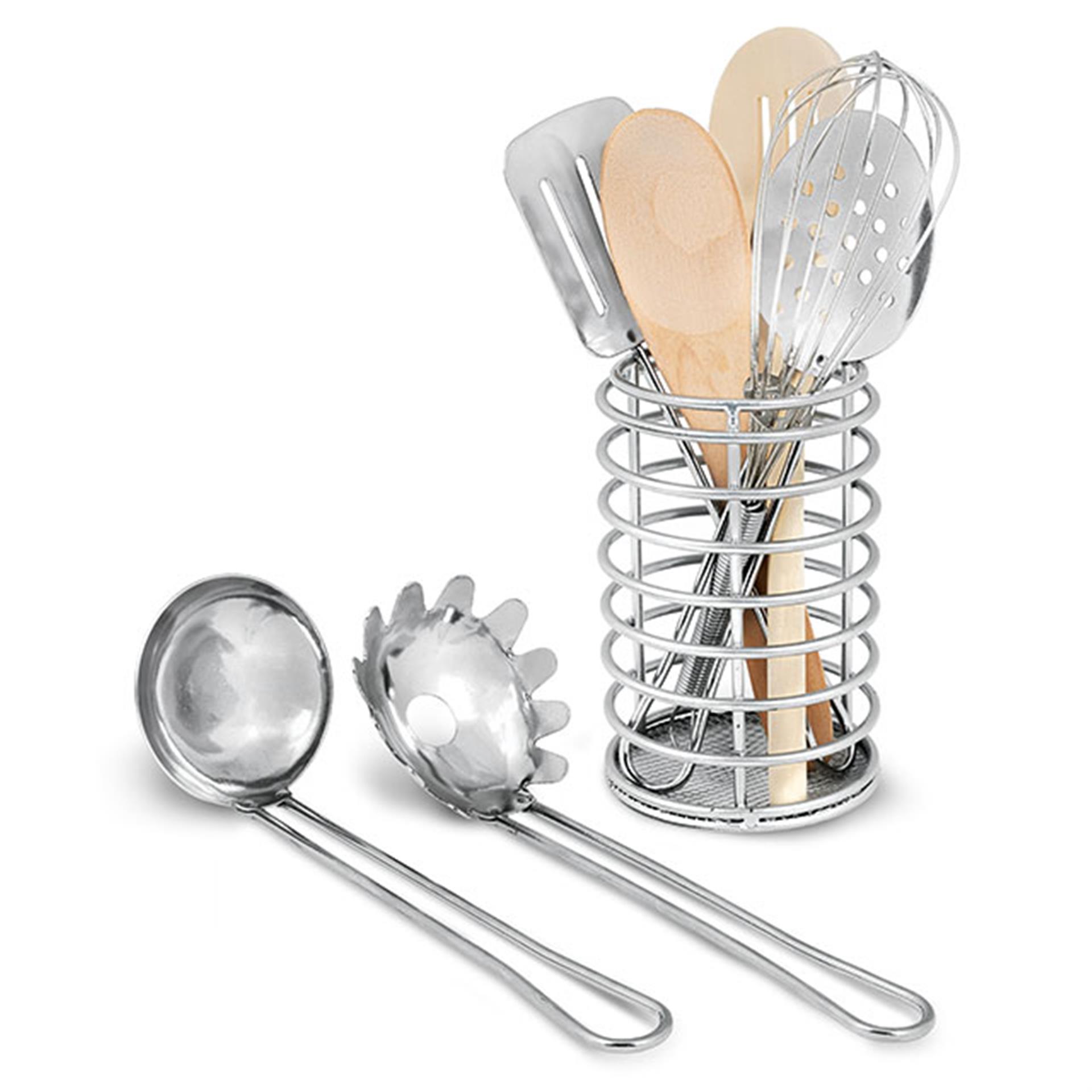  Set mestoli da cucina per bambini, 8 pezzi