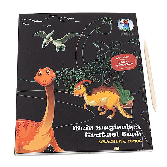 Il mio libro magico da grattare: draghi e dinosauri