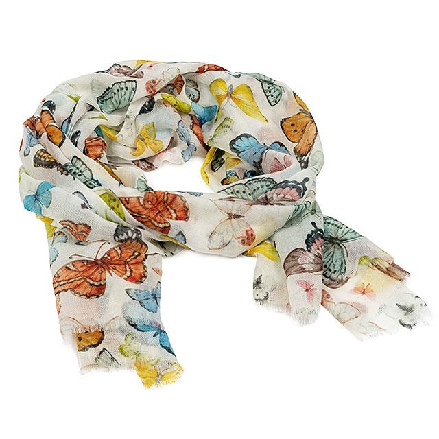 Foulard Papillons en cachemire