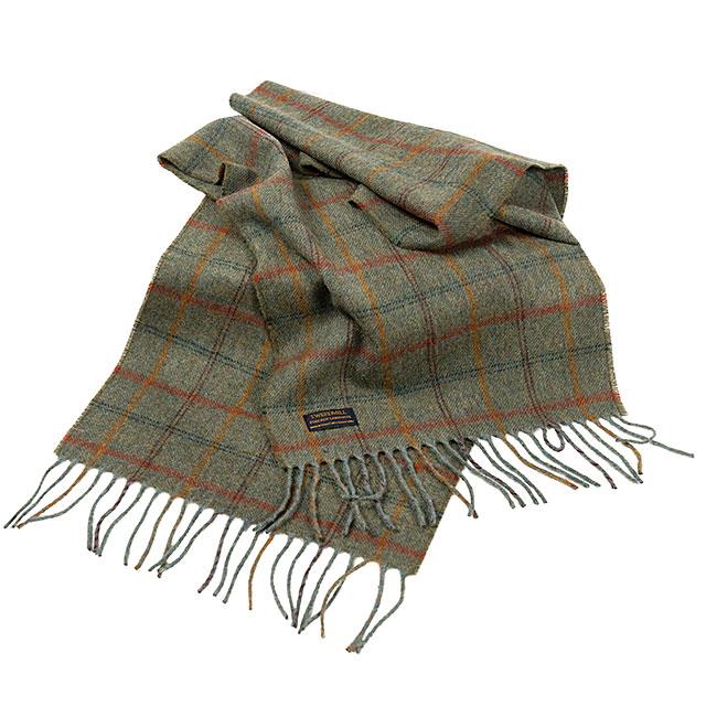 Sciarpa di lana TWEEDMILL, Country Check Sage