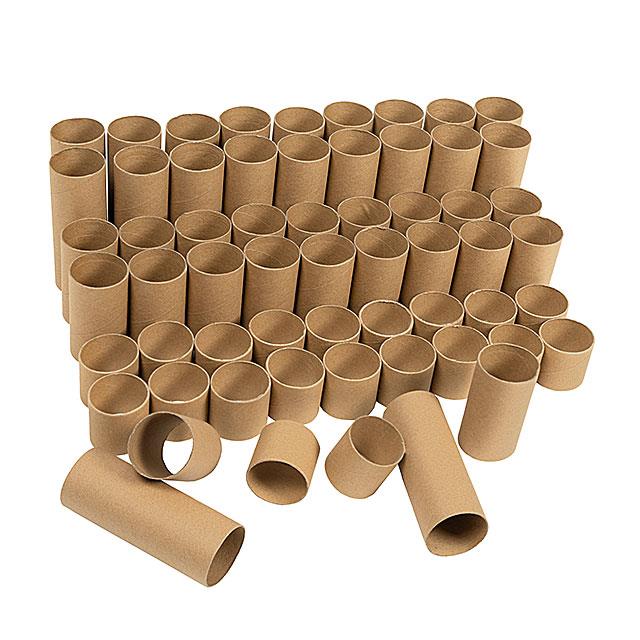 Assortiment créatif de rouleaux en carton, 62 pces