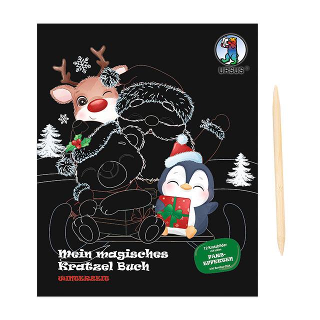 Mein magisches Kratzelbuch Winterzeit