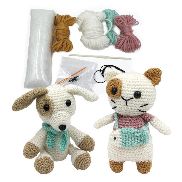 Set de crochet Chien et chat