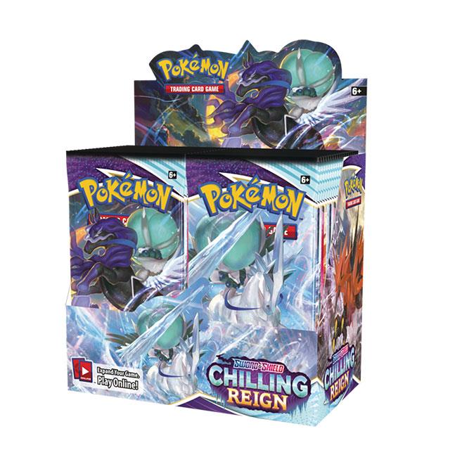 Pokémon TCG Sword & Shield – Chilling Reign Booster Display