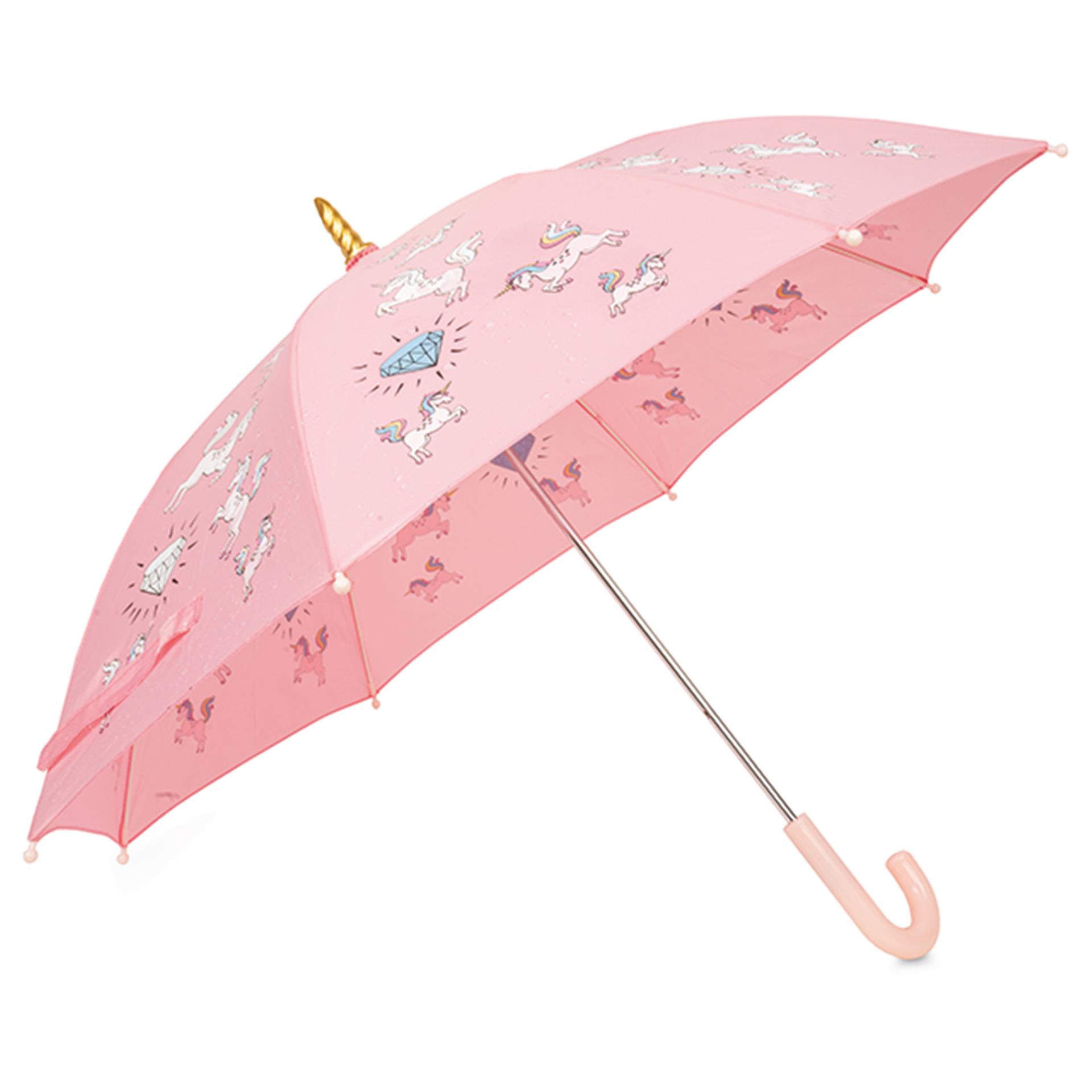Kinder Regenschirm Farbwechsel Einhorn