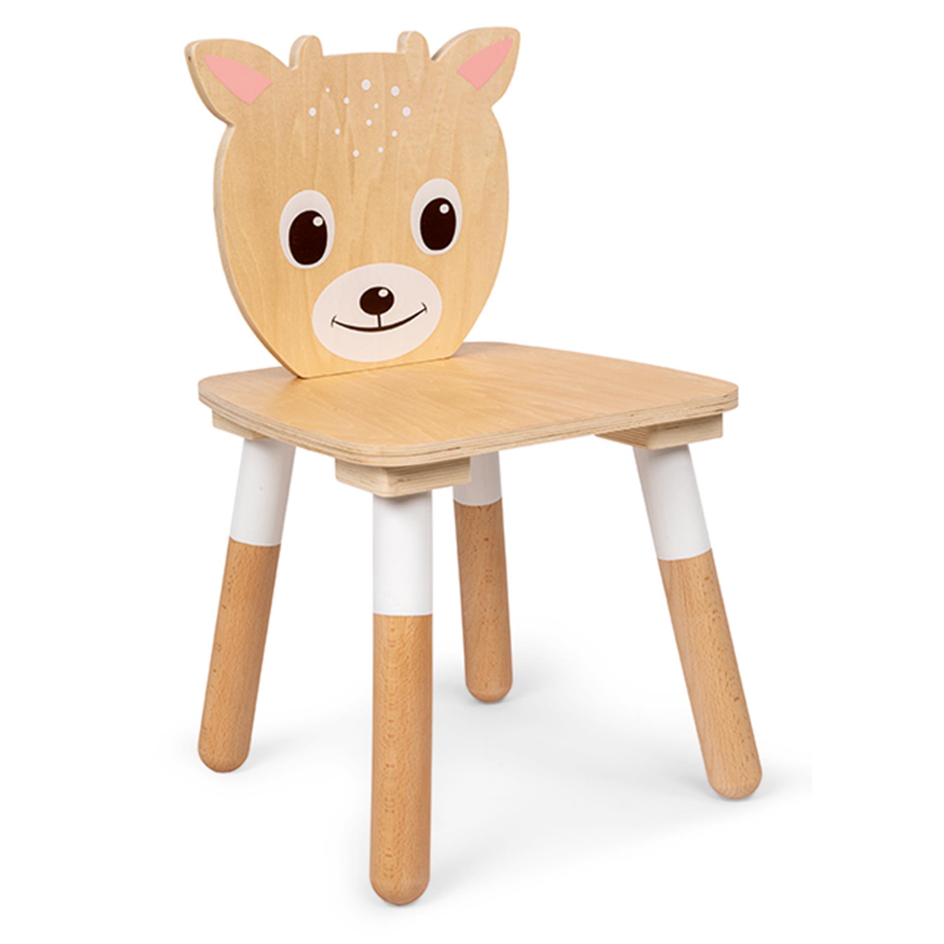 Chaise en bois pour enfants Bambi