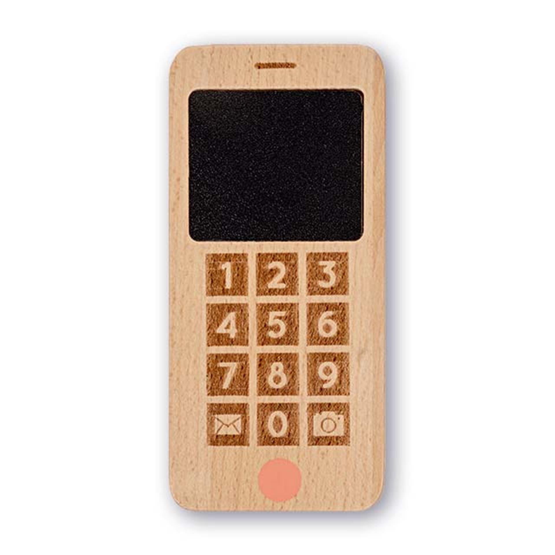 Téléphone portable en bois