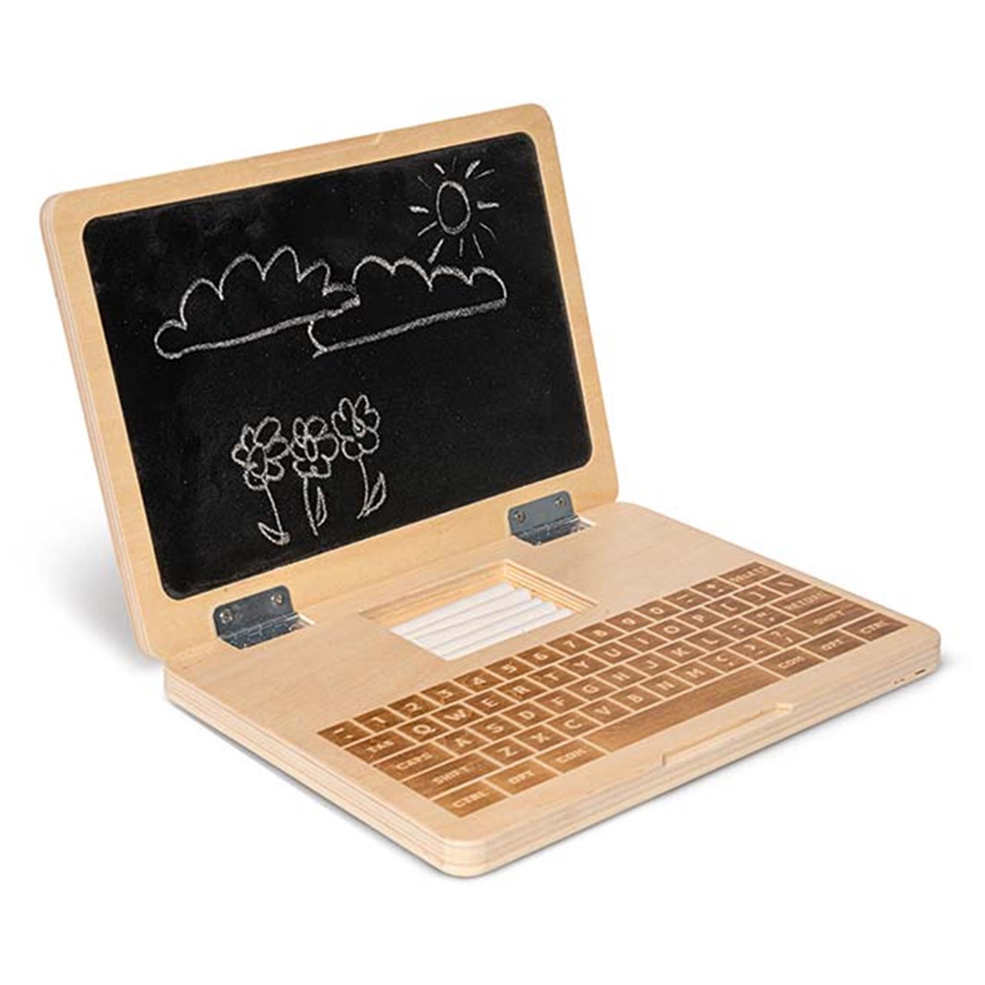 Ordinateur portable en bois