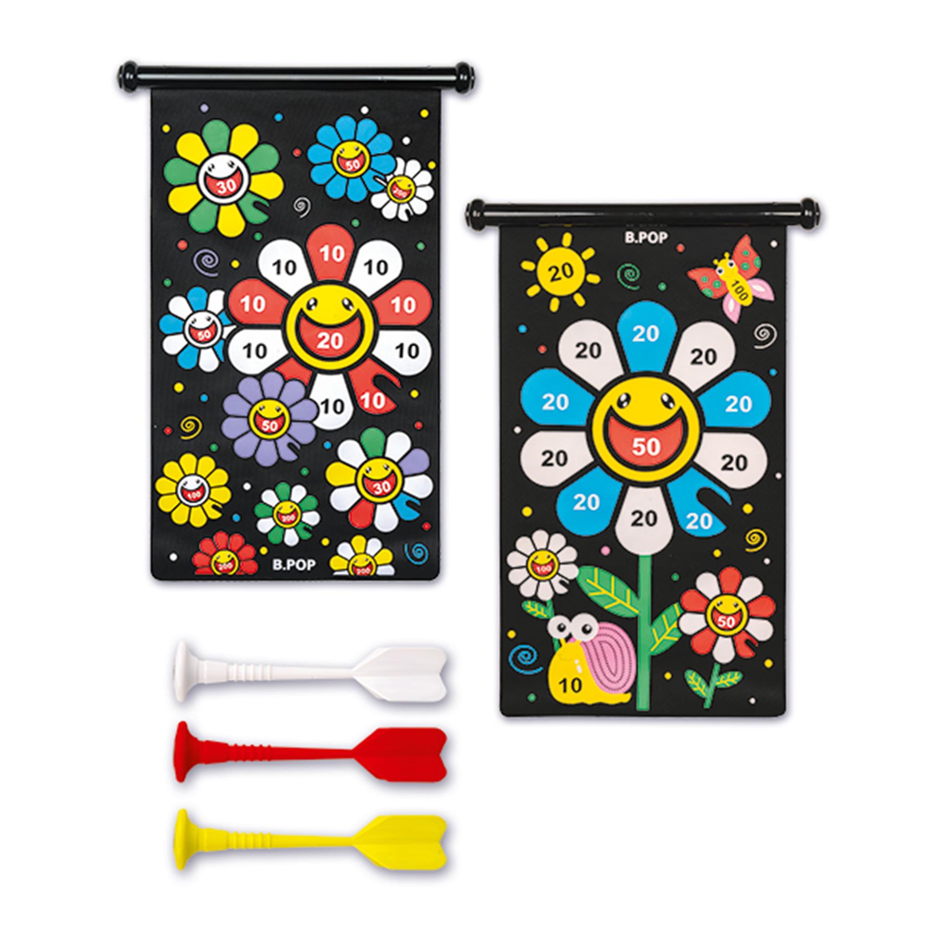 Dartspiel magnetisch Blumen