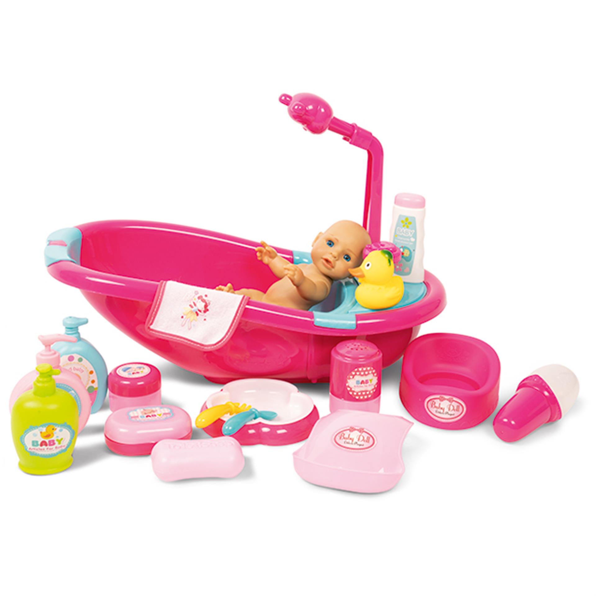  Baignoire de poupée Little Sweetie, 16 pces