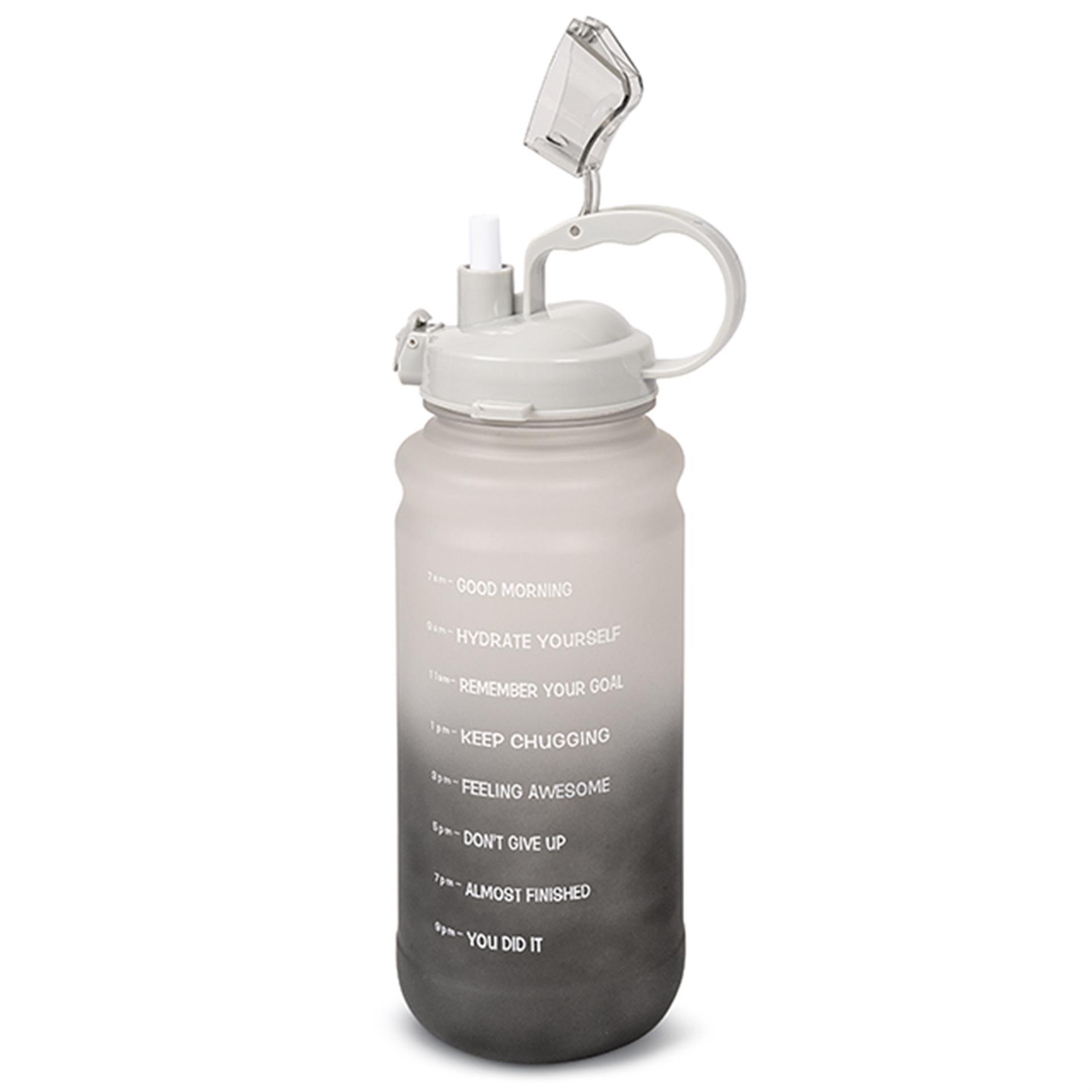 Trinkflasche 2,2 L inkl. Strohhalm