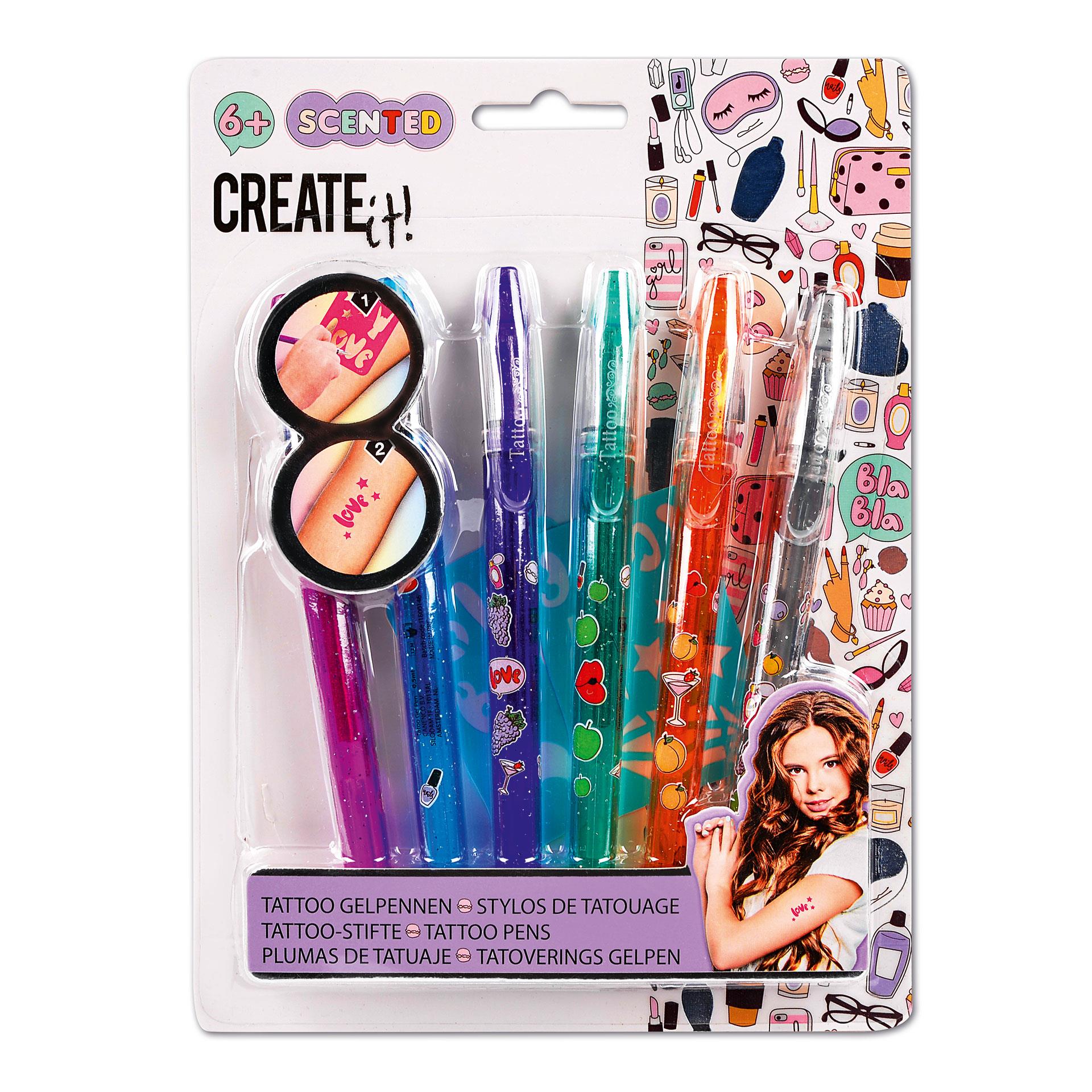 CREATE it! Crayons parfumés pour tatouage, 6 pces
