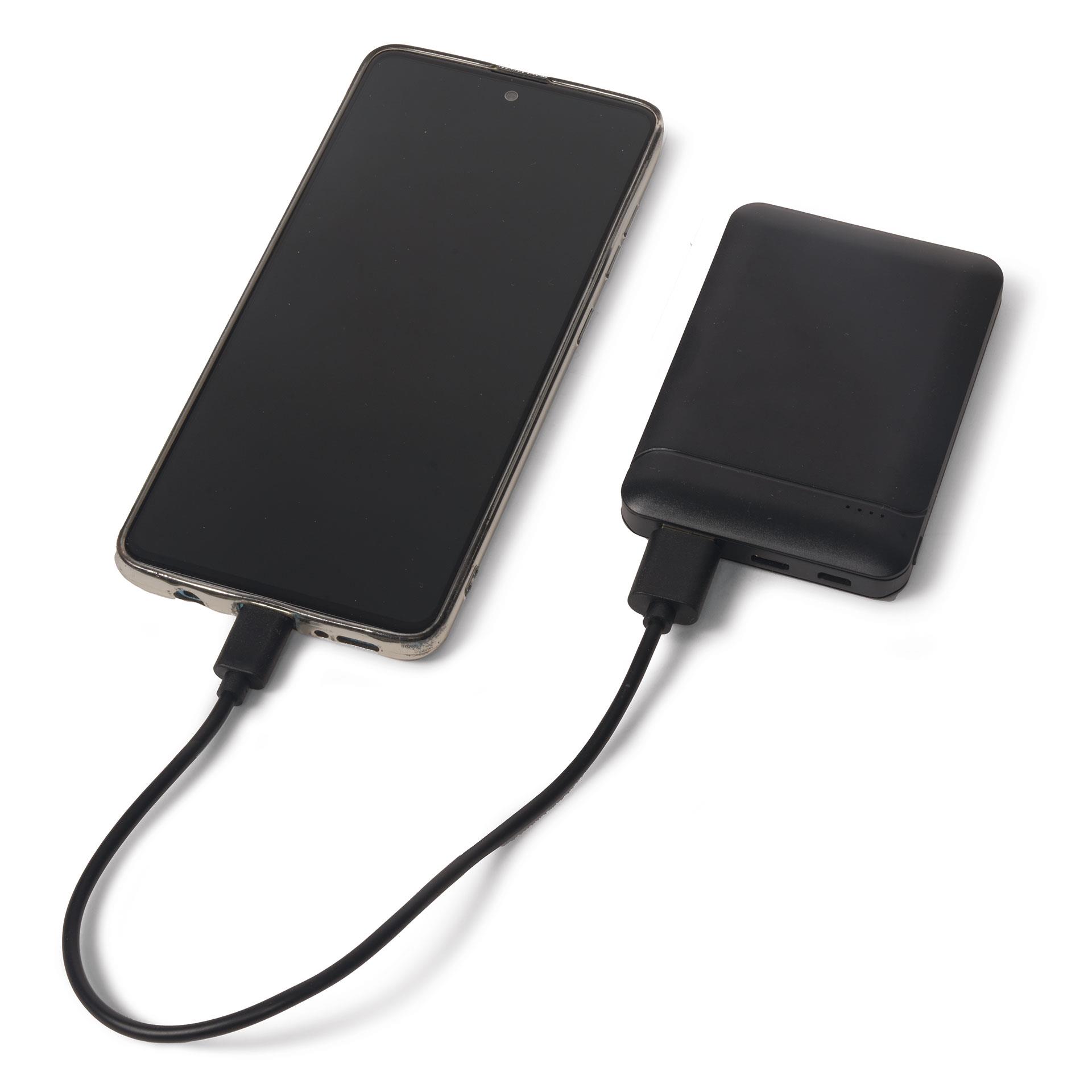 Powerbank 5000 mAh mit USB-C Kabel