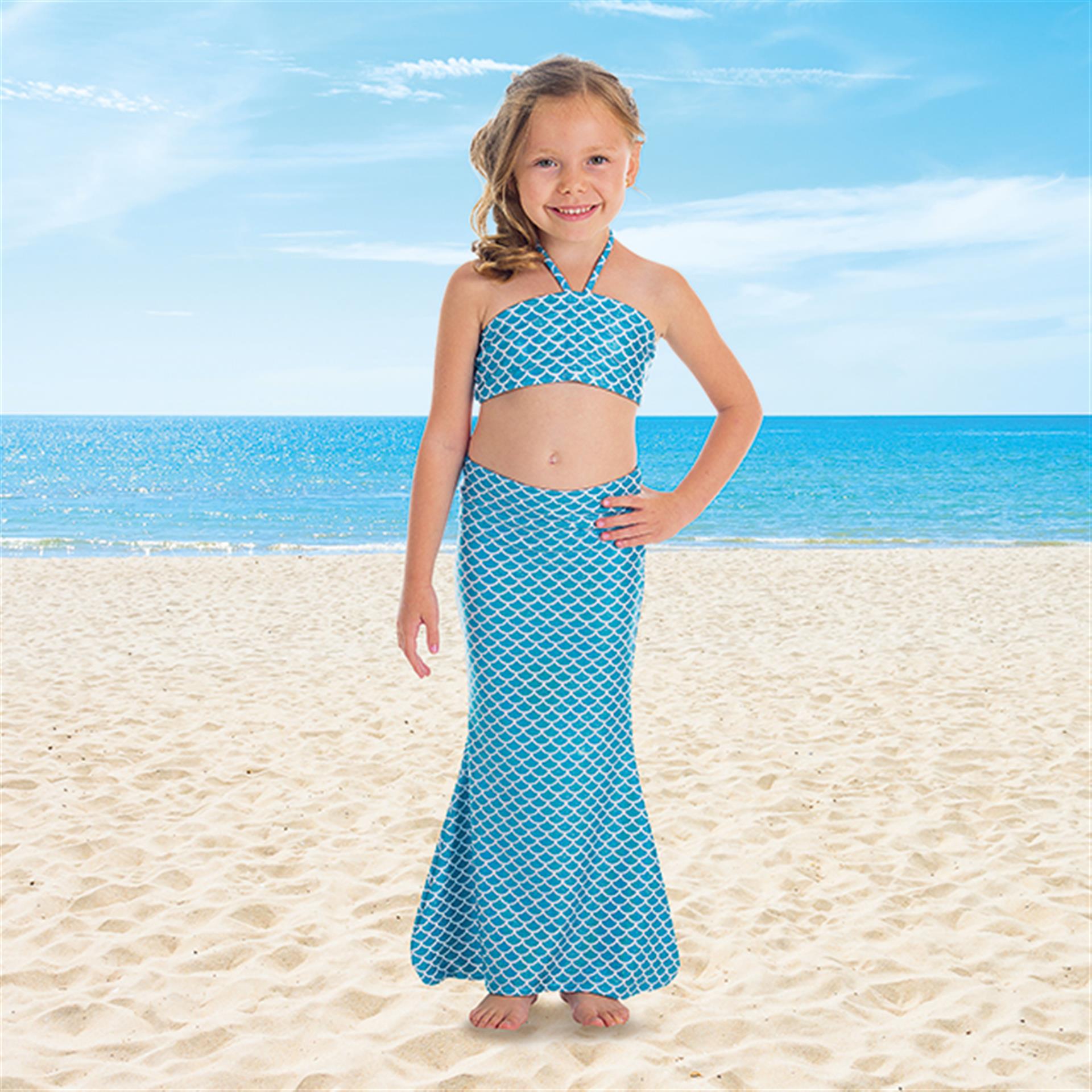 Tenue de bain Sirène, 2 pces Blue Shining