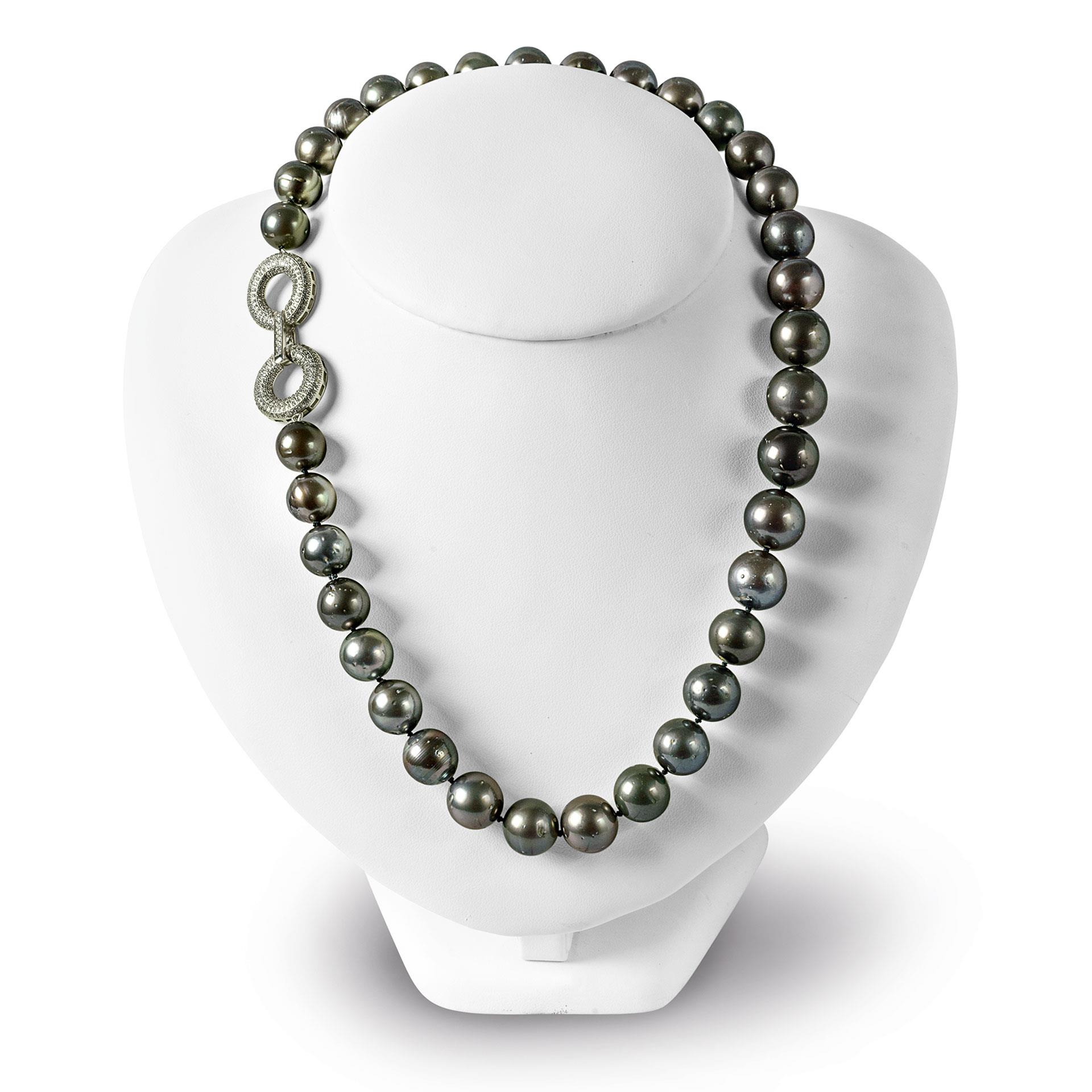 Véritable collier de perles Tahiti Princess des mers du Sud Morena