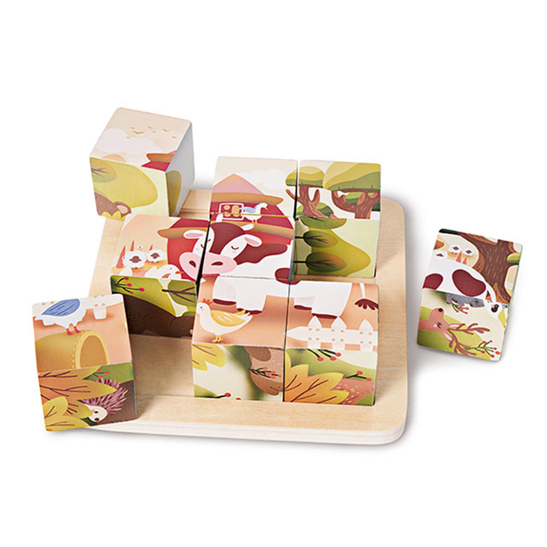 Puzzle de cubes, 10 pces