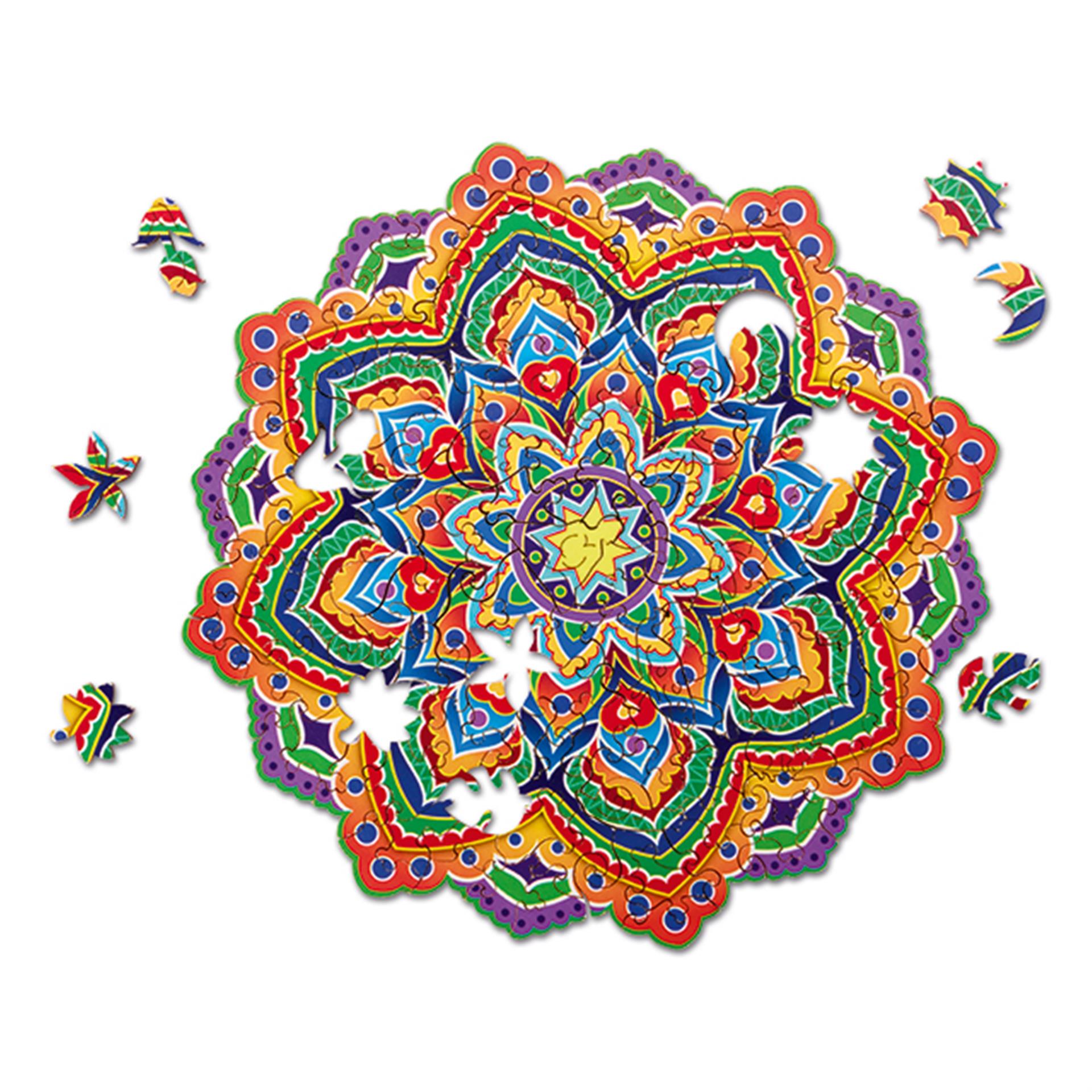 Mandala Puzzle in legno: stella