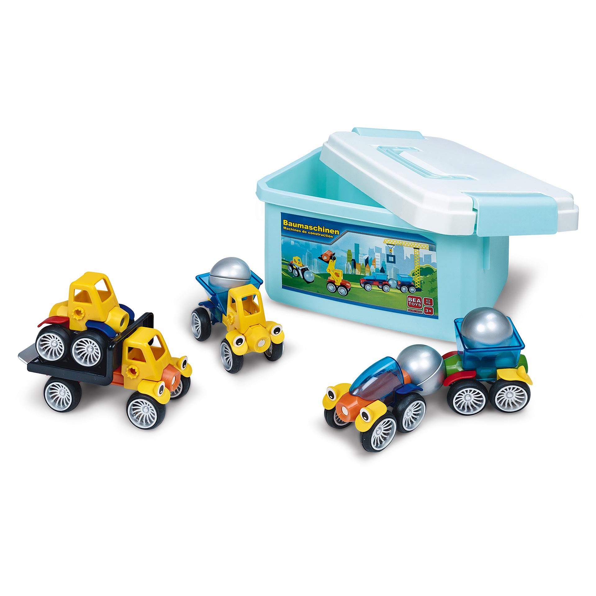 Magnetic Cars Box, 62 pezzi