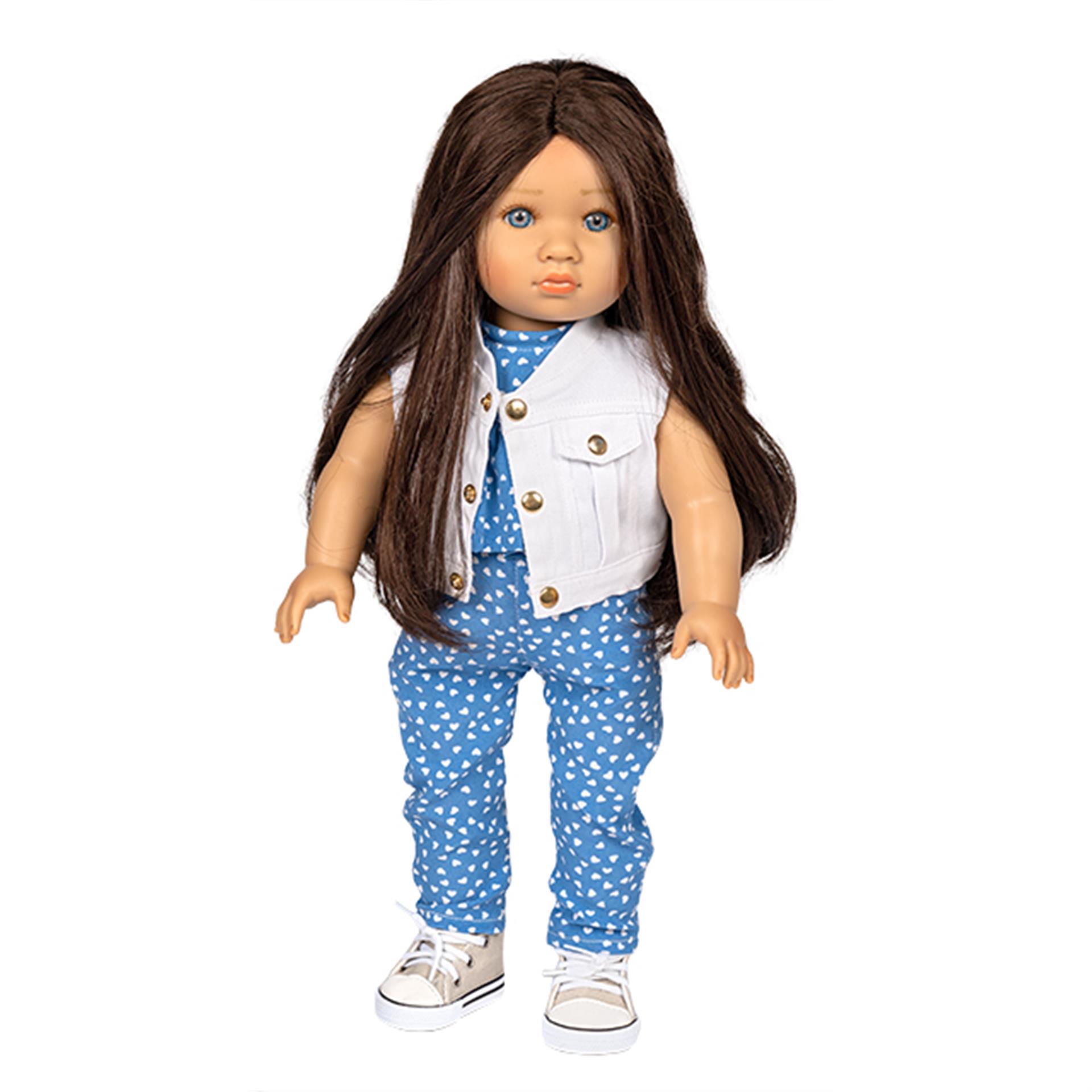 Combinaison avec gilet en jean Teen'ee, 2 pces