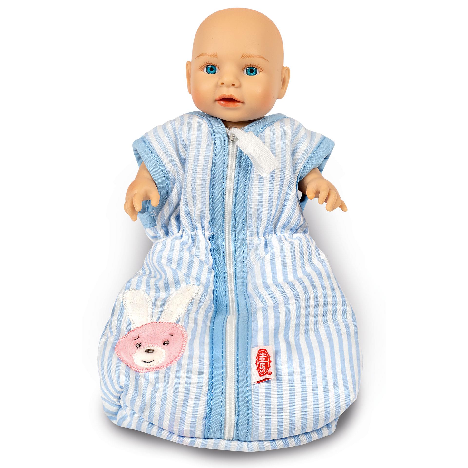 Puppen Schlafsack Blau Little Sweetie