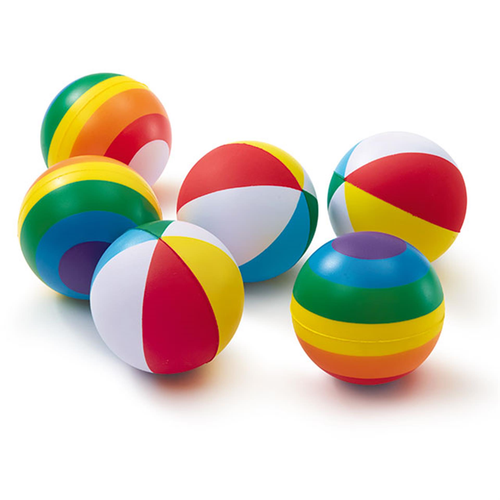 6 palline arcobaleno