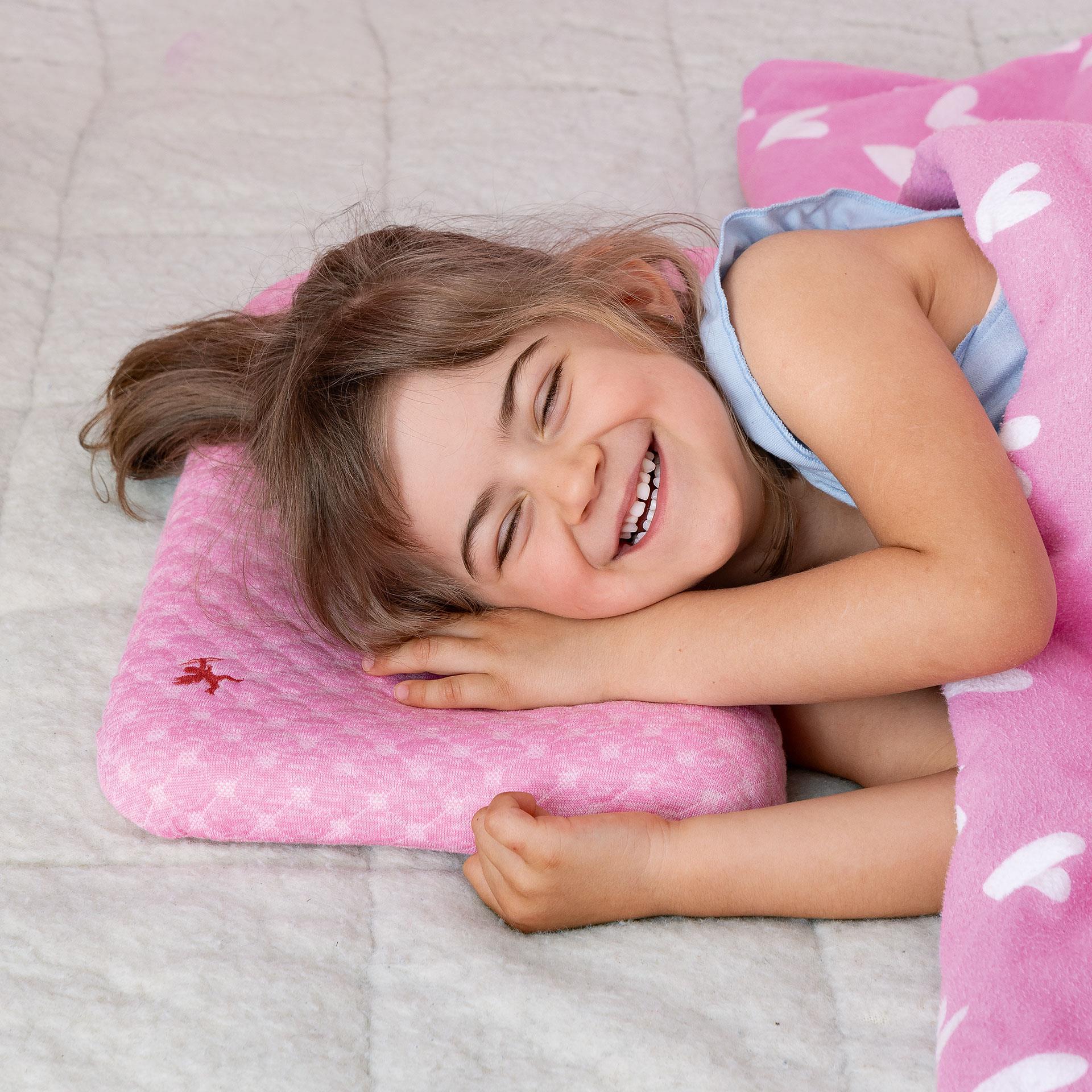 Memory Foam Kissen für Kleinkinder pink