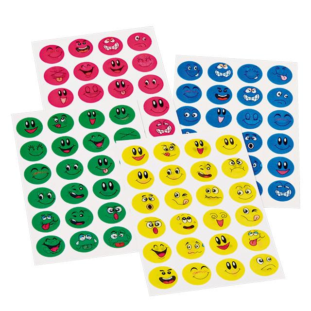 Wackelsticker Smileys 192 Stk.