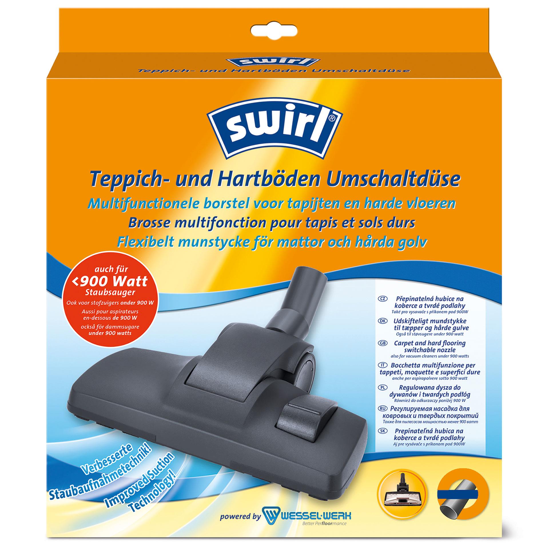 Swirl® Teppich- und Hartböden Umschaltdüse