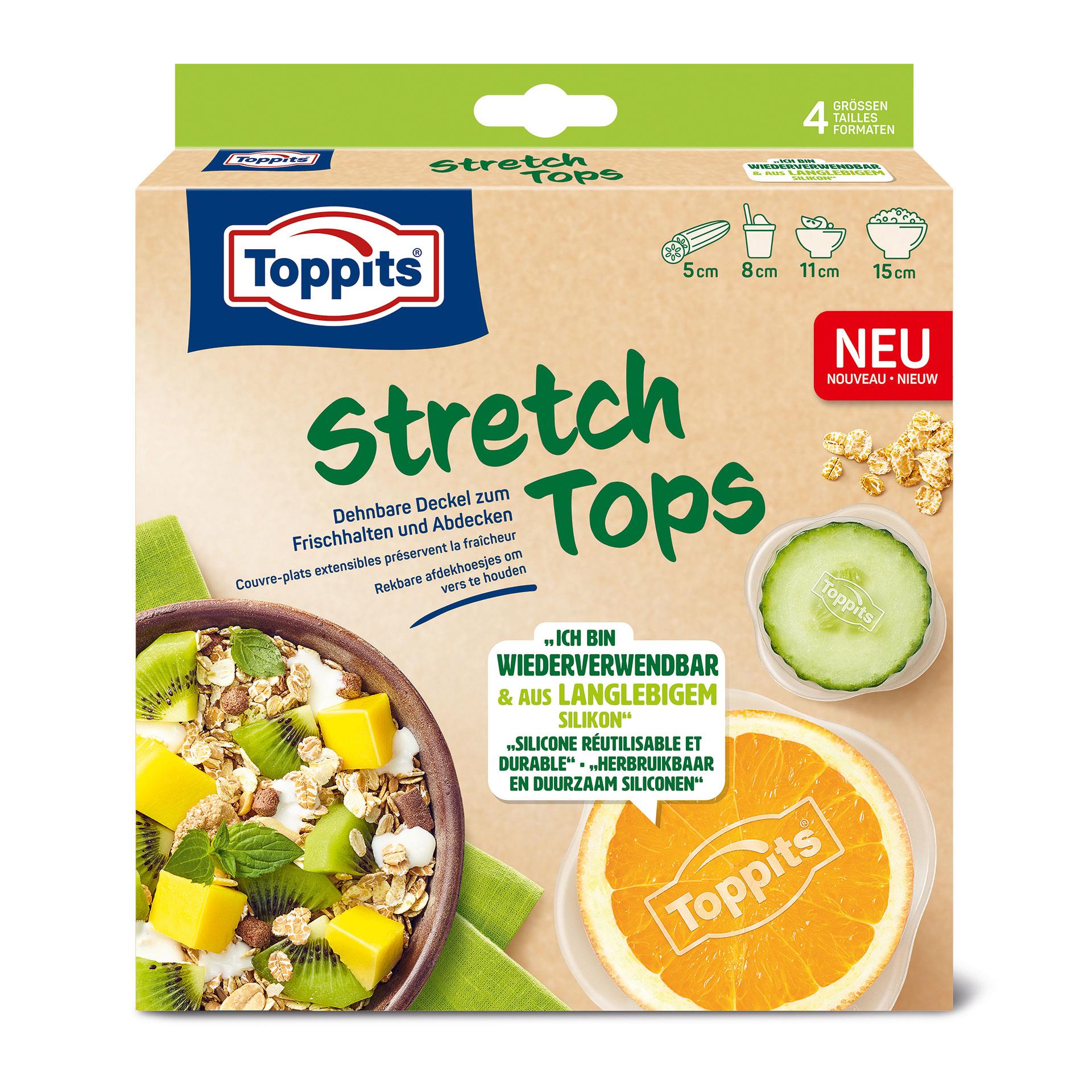 Couvercles Toppits, 4 pces