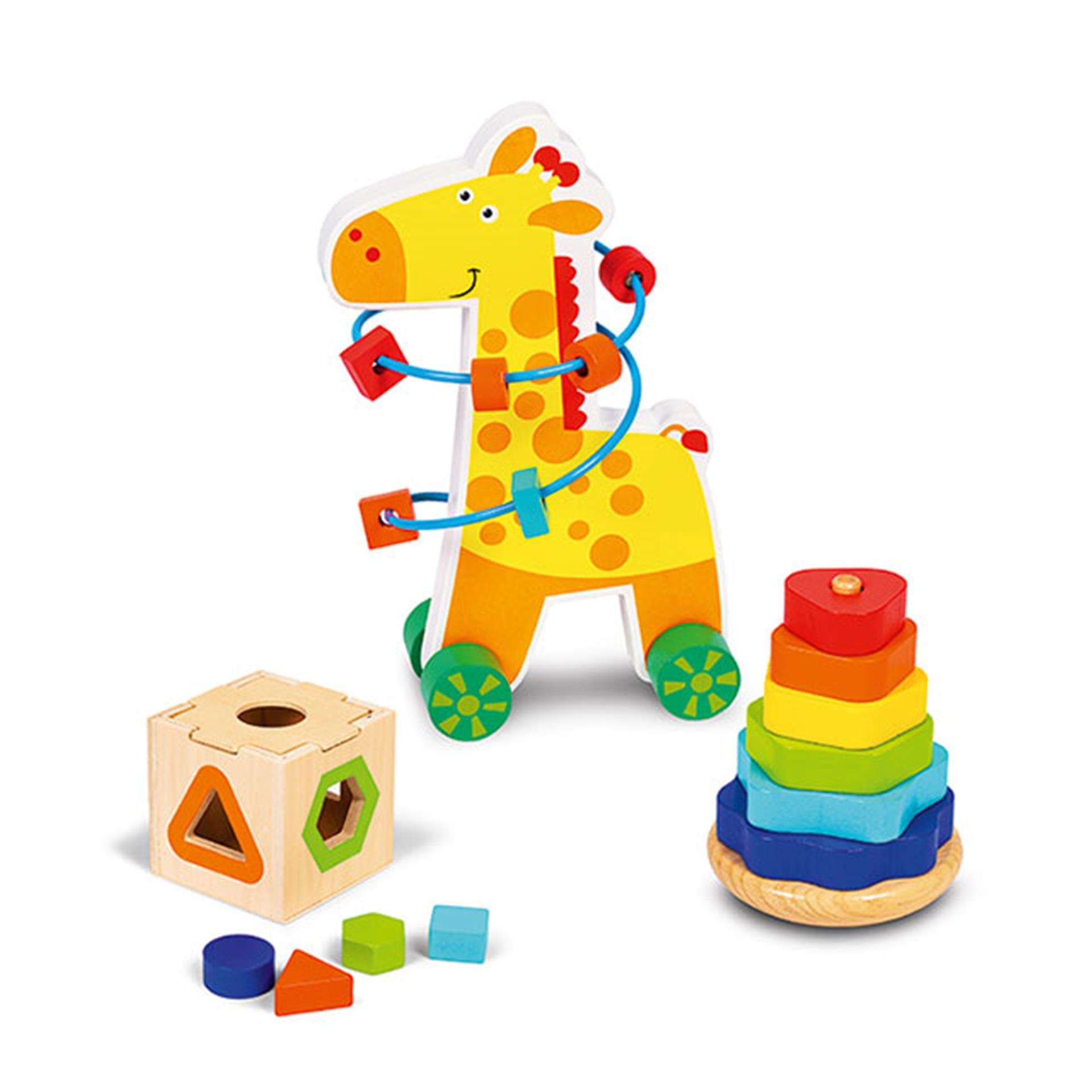 Set de jouets de motricité en bois