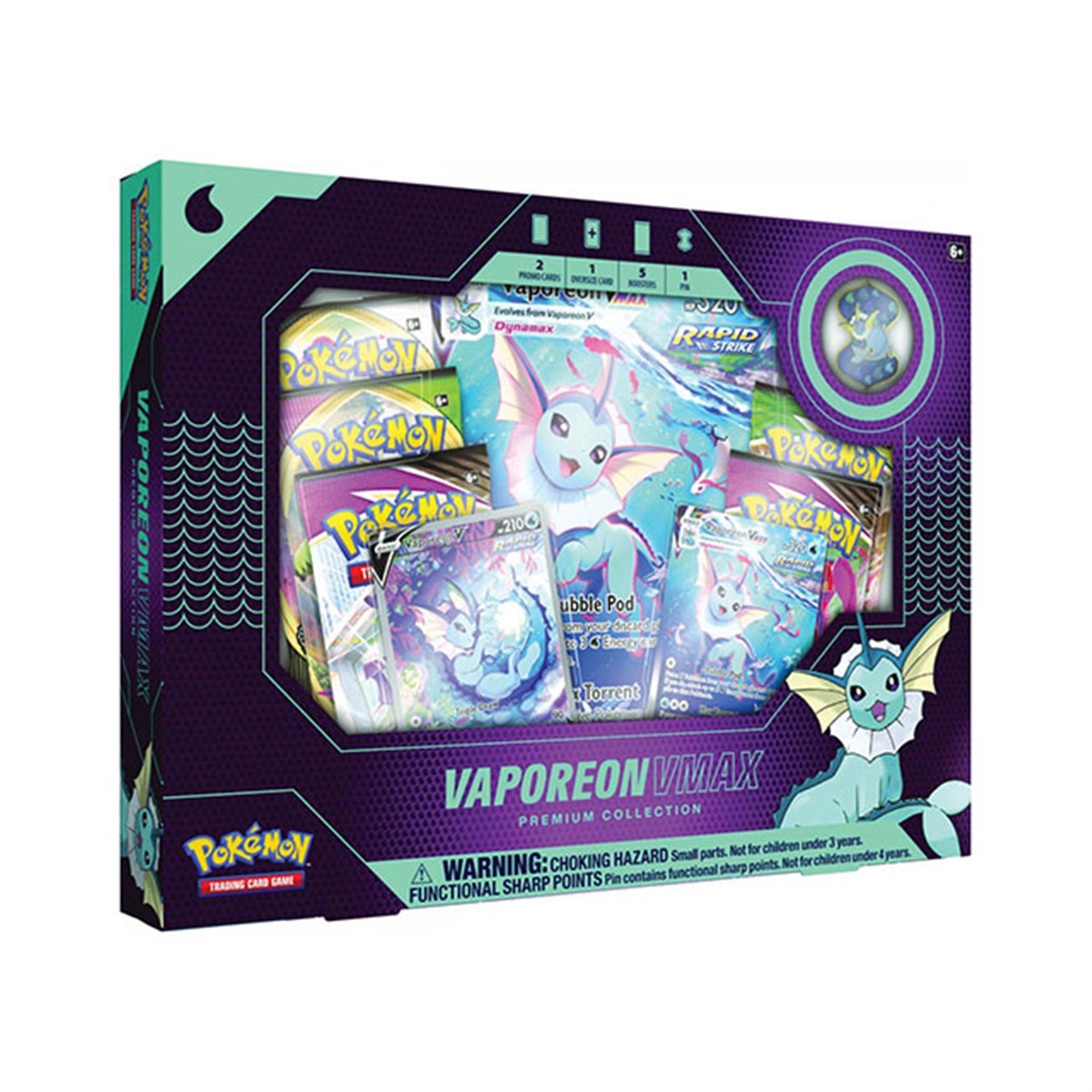 Pokémon Vaporean VMAX Premium Collection
