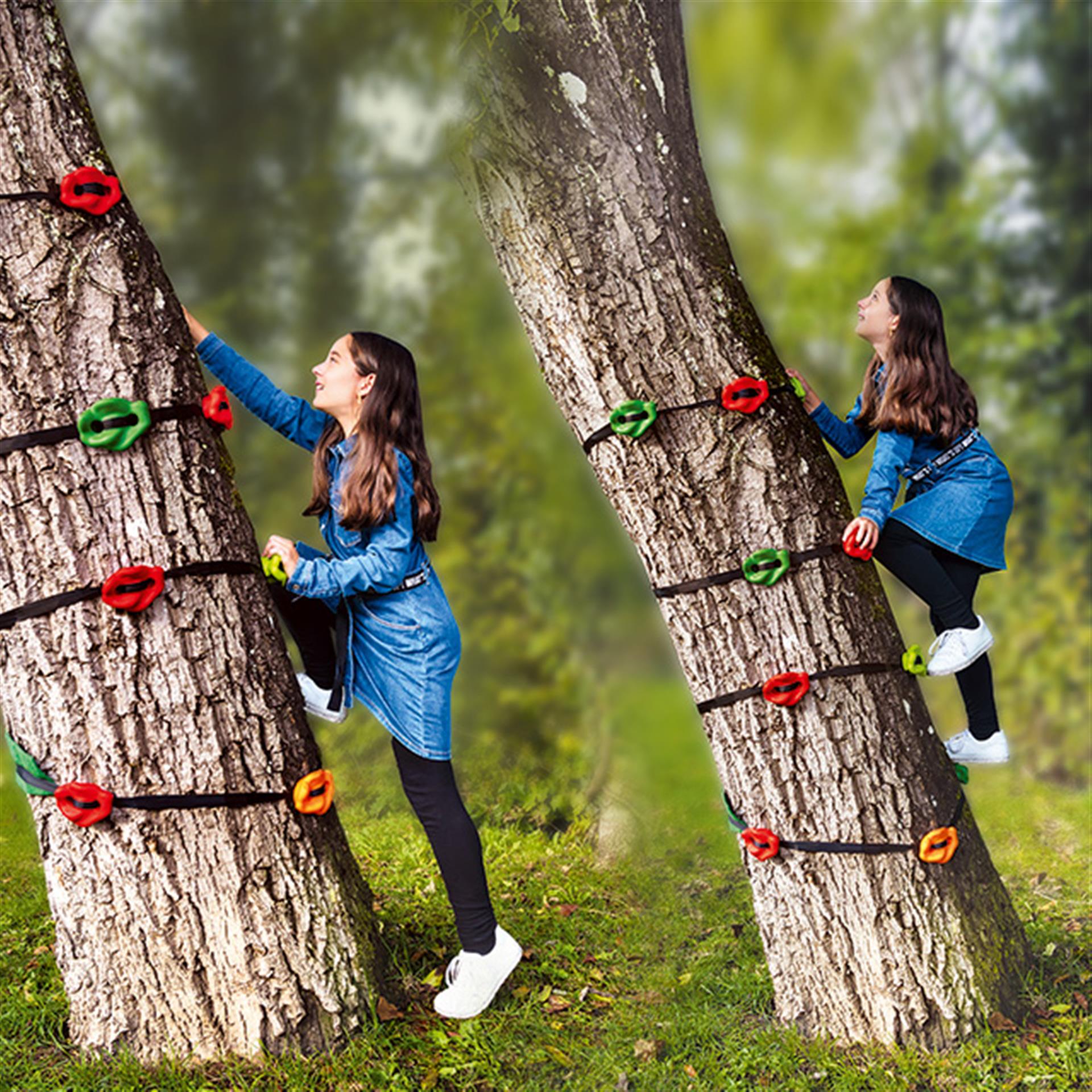 Set di arrampicata su alberi Ninja