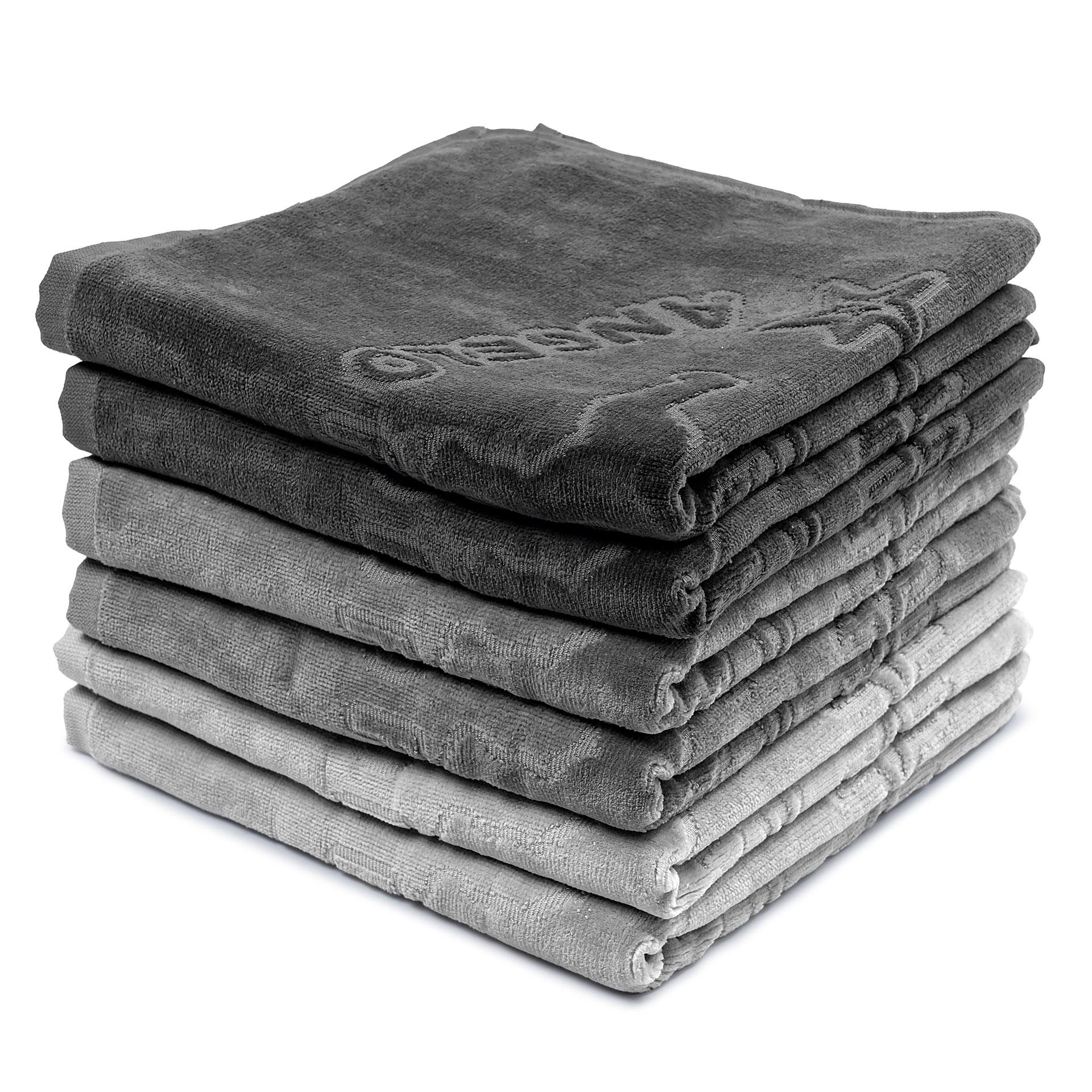6 asciugamani di spugna, Grey Art