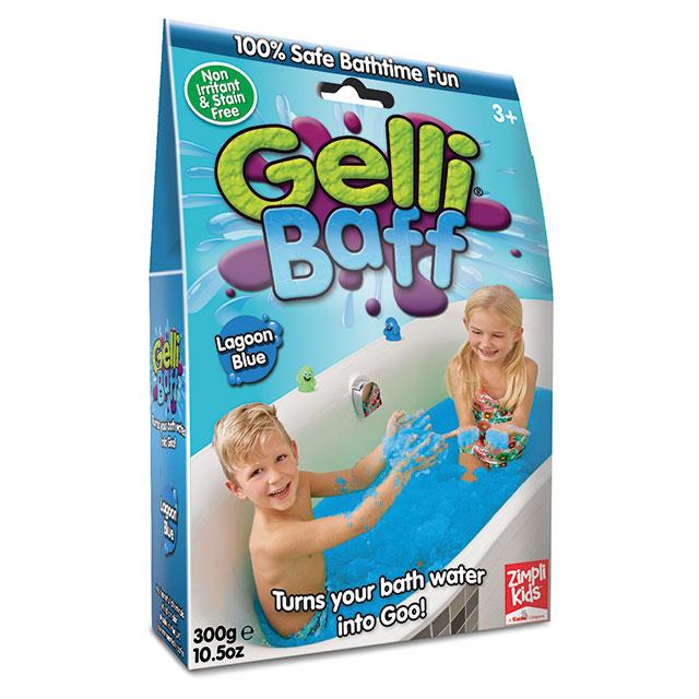 Gelli Baff Bade Glibber blau und grün