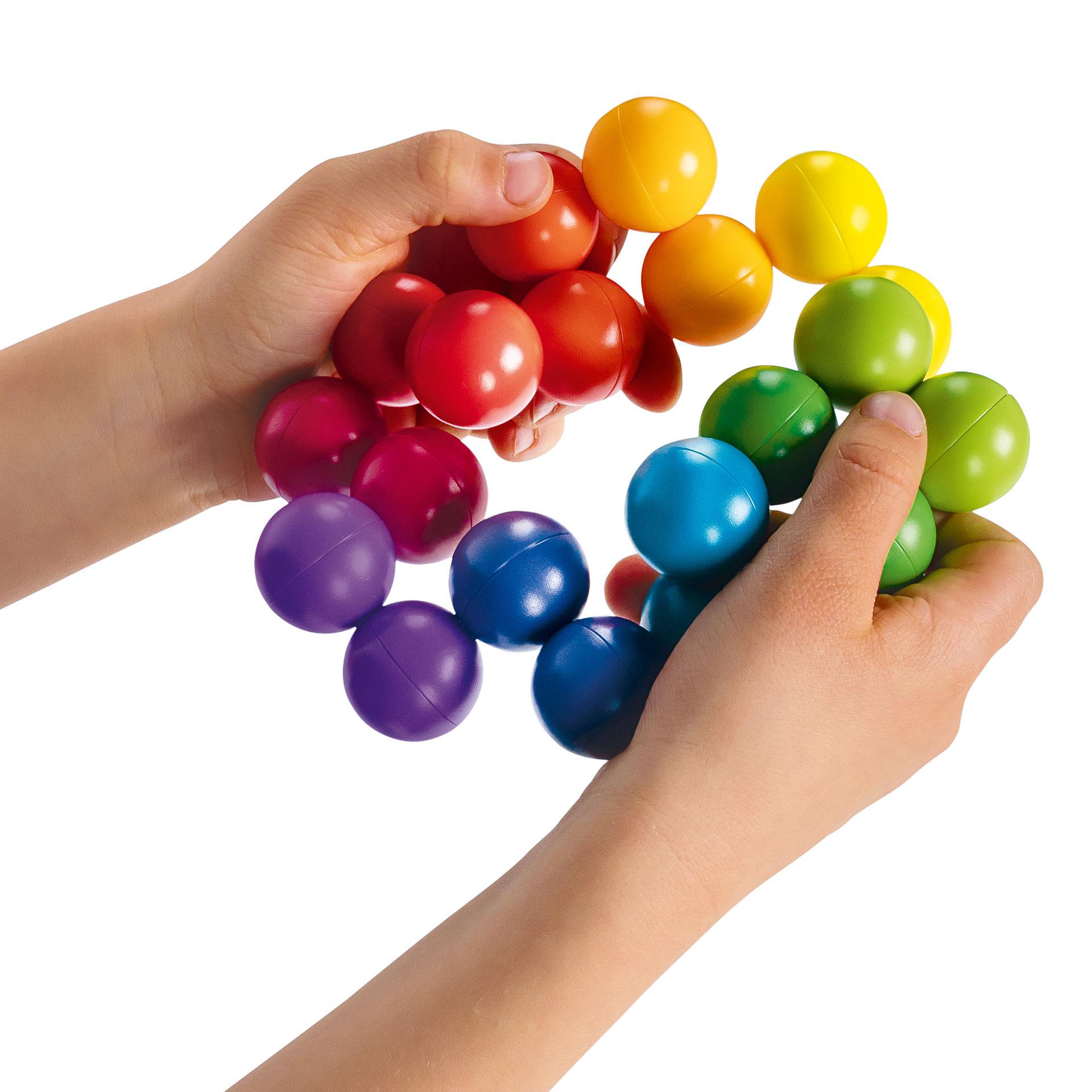 Buntes Puzzle Ball Geschicklichkeitsspiel