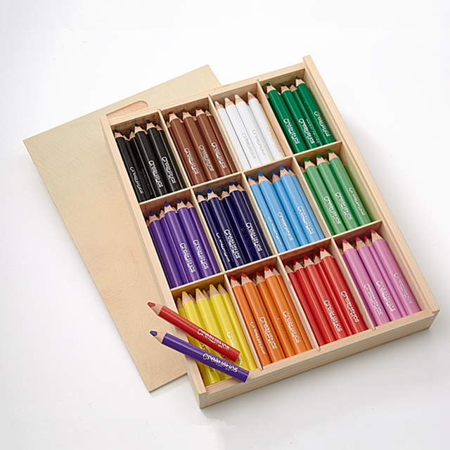 Crayons de couleur Triagon Velazquez, 144 pces