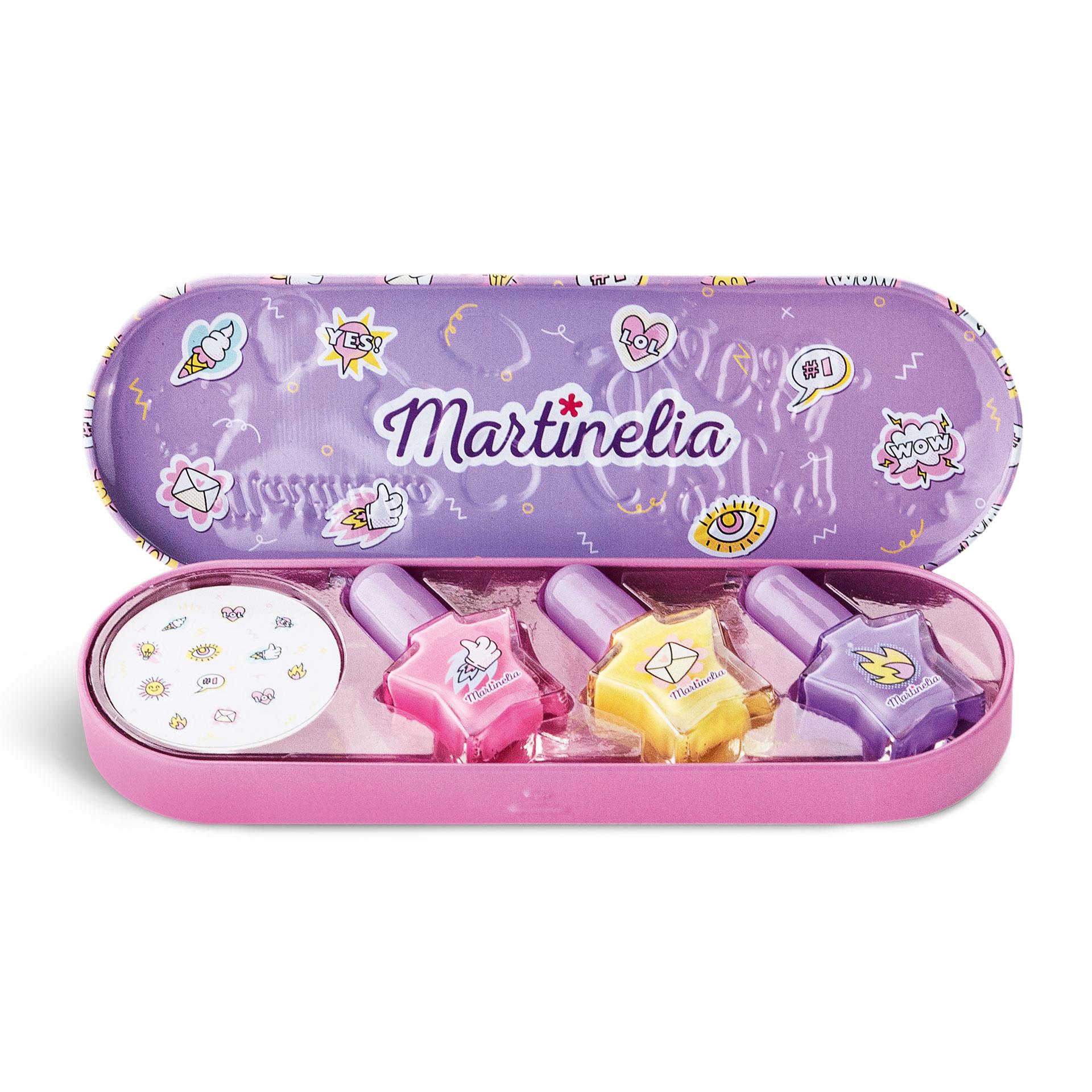 Super Girl Nagellack und Sticker Martinelia