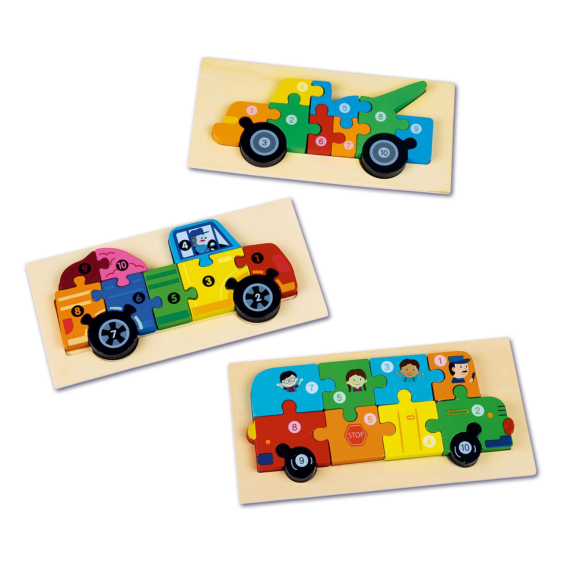 Stehende Fahrzeug-Puzzles mit Grundplatten von BEA Toys